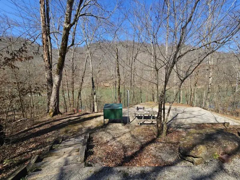 Campsite number 3 at Alum Ford Campground.