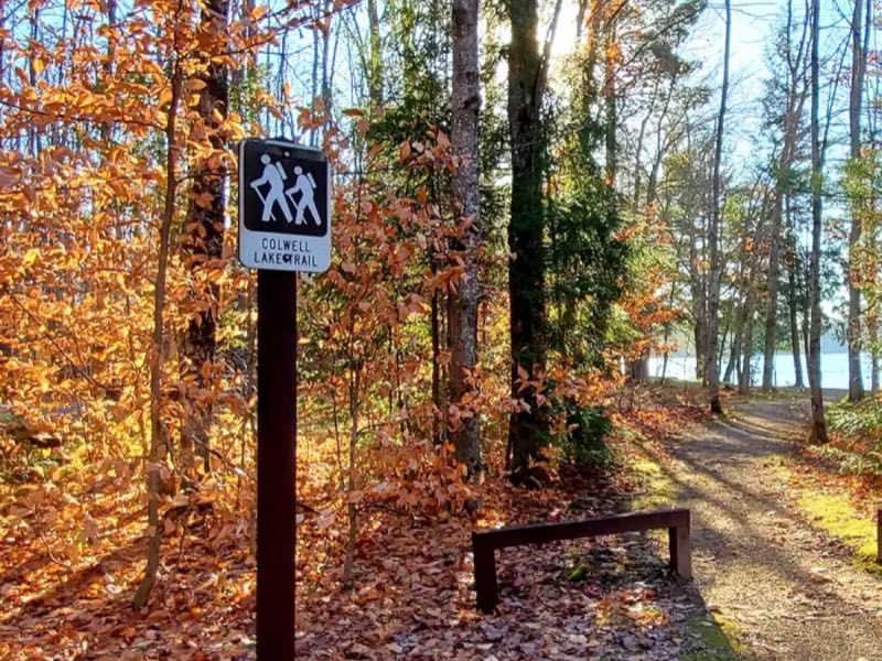 Colwell Lake Trail Entrance