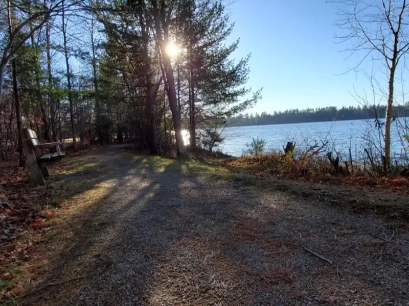 Hiking Trail located at the Colwell Lake Campground