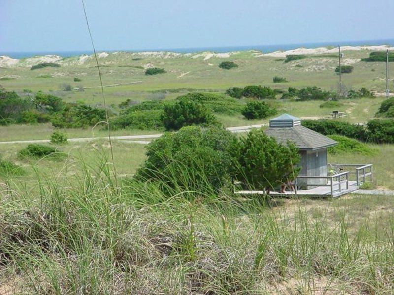 Frisco Campground overlooking the Atlantic Ocean