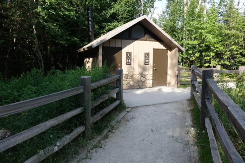 Pictured of Bathroom and the walkway