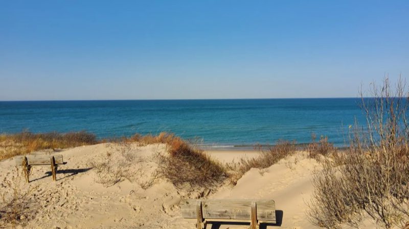 Lake Michigan at Manistee view