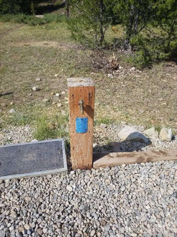 May Queen Campground water spigot