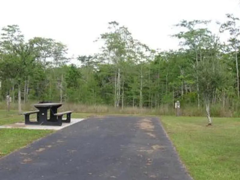 RV site at Midway campground
