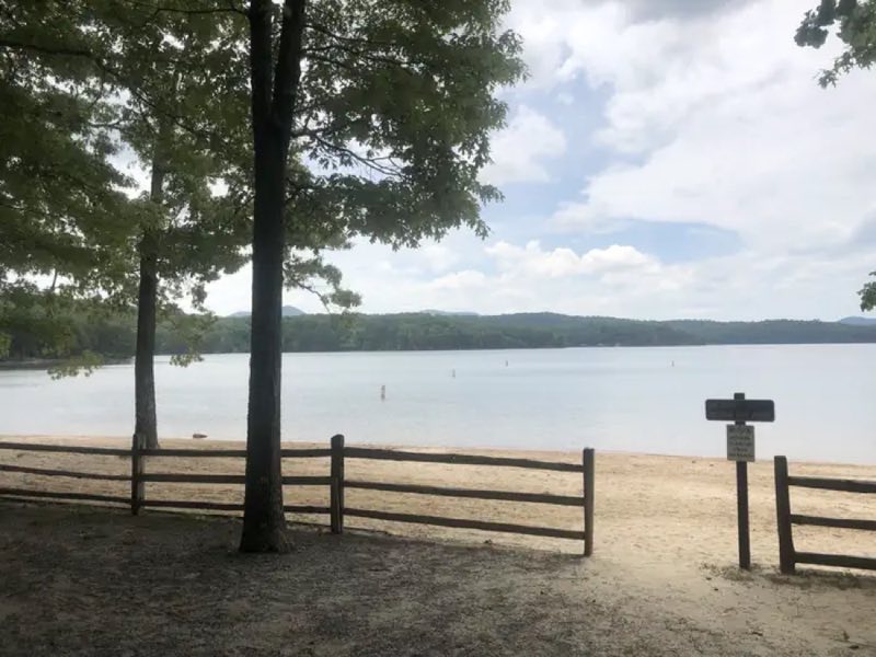Beach at Morganton Point on Lake Blue Ridge