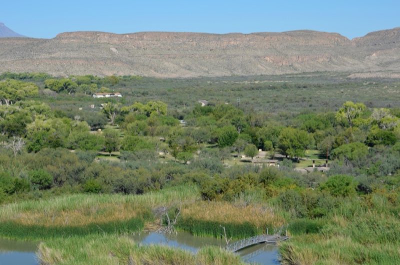 Nice views above campground