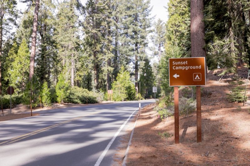 Sunset Entrance Sign