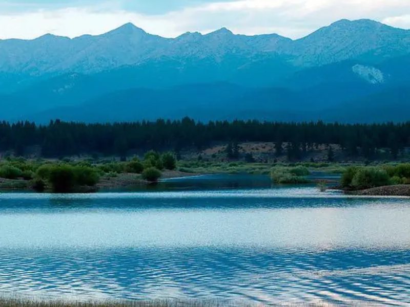 View of Phillips lake