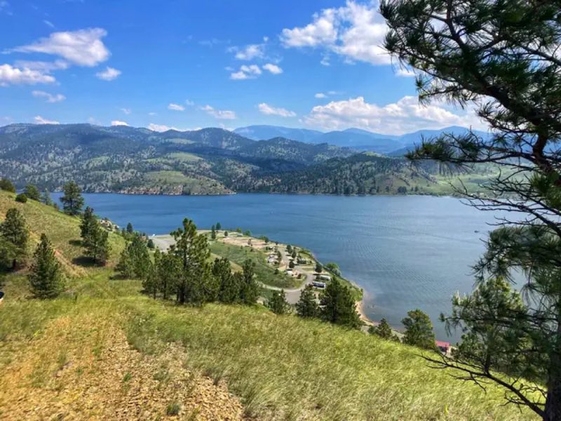 Overlooking White Sandy Recreation Site