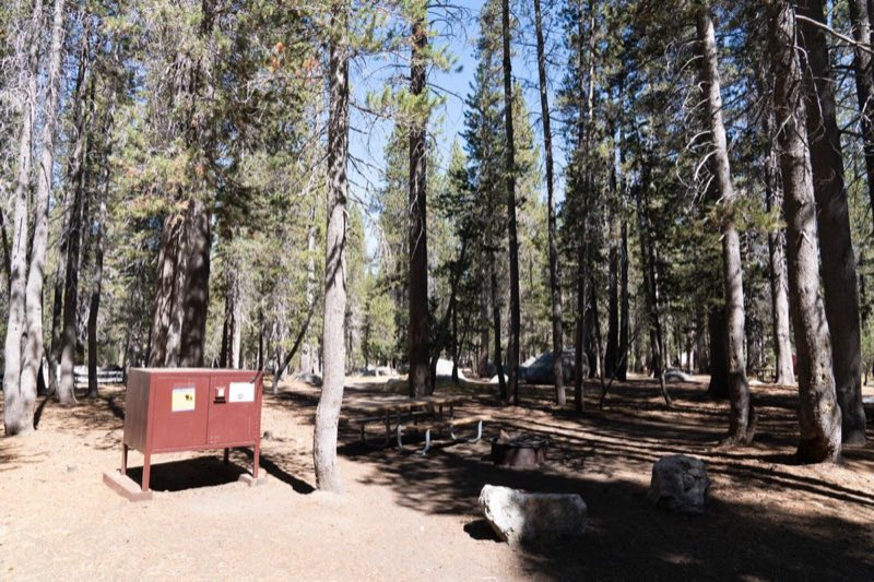 Empty White Wolf Campsite